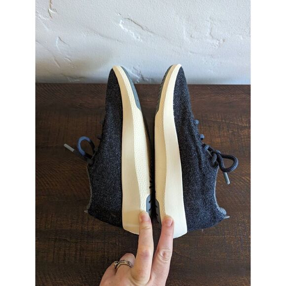 Allbirds Women's Wool Runner Mizzles Navy Blue Sneaker Shoes - Size 9 - Picture 5 of 9